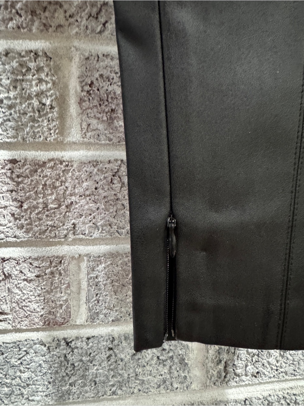 Zara Leather Pants High Rise - Picture 2 of 7
